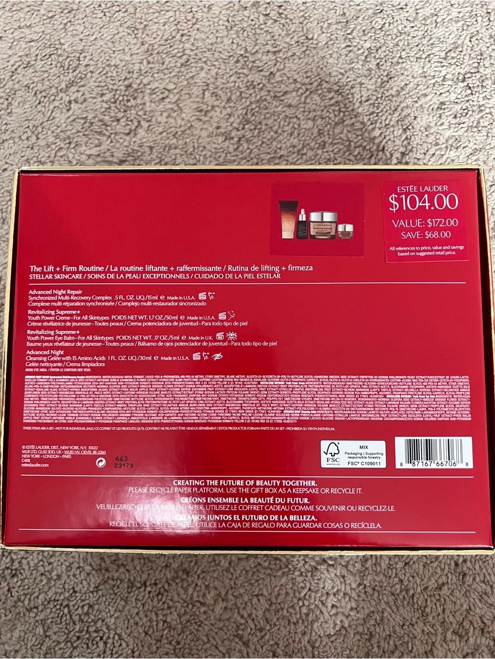 Estee Lauder Revitalizing Supreme+ Moisturizer Skincare Set